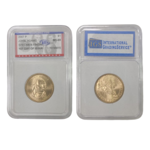 1 Dollar  2007 P John Adams United States Specimen Finish 1st Day Of Issue MS-69 5195815