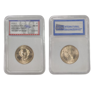 1 Dollar  2008 D M. Van Buren United States Specimen Finish 1st Day Of Issue MS-69 5205305