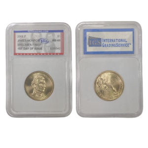 1 Dollar  2008 P James Monroe United States Specimen Finish 1st Day Of Issue MS-69 5205542