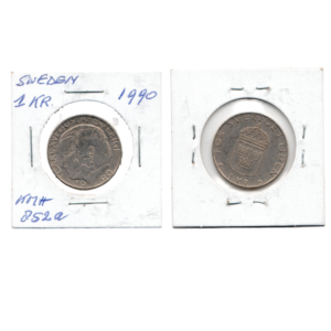 1 Krone Sweden 1990