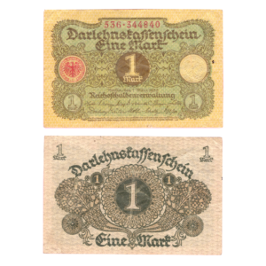 1 Mark Darlehnskassenschein Germany 1920