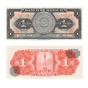 1 Peso Mexico 1969 Banknote