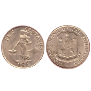 10 Centavos Philippines 1963