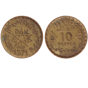 10 Francs Morocco 1951