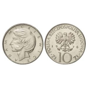 10 Złotych (poet Adam Mickiewicz) 1976 Polska