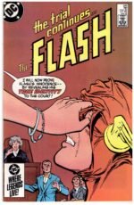 THE FLASH #345 Trial Of The Flash Continues DC Comics 1985 VF-