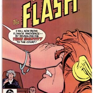 THE FLASH #345 Trial Of The Flash Continues DC Comics 1985 VF-