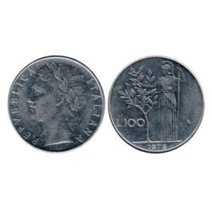1976 * 100 Lire Italy Republic "Minerva"