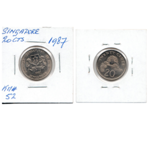 20 Cents Singapore 1987