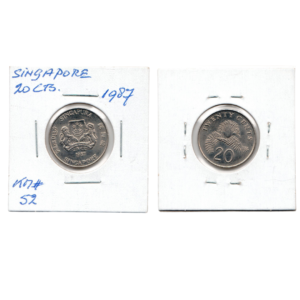 20 Cents Singapore 1987