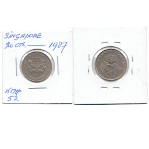 20 Cents Singapore 1987
