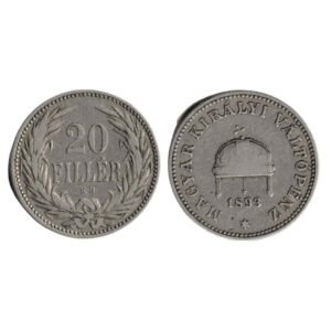20 Heller Austria 1893 Silver