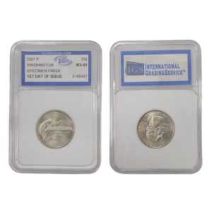 25 Cents 2007 P Washington United States Specimen Finish 1ST Day Of Issue MS-69 5185467