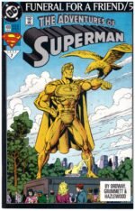 Adventures of Superman #499 published by DC Comics in February 1993.