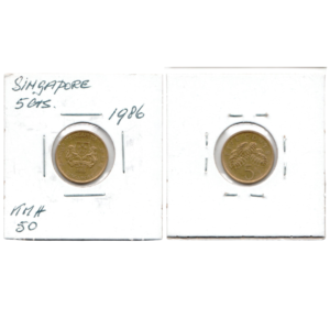 5 Cents Singapore 1986