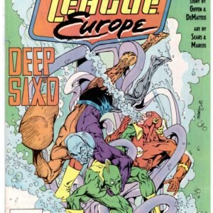 Justice League Europe #2, published by DC Comics in 1989.