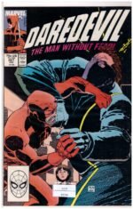 Daredevil #267, titled "Cremains," published by Marvel Comics in June 1989.