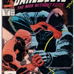 Daredevil #267, titled "Cremains," published by Marvel Comics in June 1989.