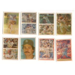 Vintage Baseball Reflection Card Collection #2 1980's Collectors Choice (11 Cards) Tony Bernazard, George Brett, Tom Seaver, Pete Rose & Nolan Ryan etc.
