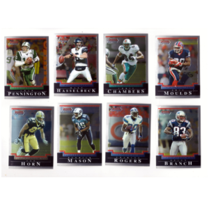 NFL Football Card Collection #2 (17 Cards) Eric Moulds, Deion Branch, Chris Chambers, Charles Rogers & Matt Hasselbeck etc.