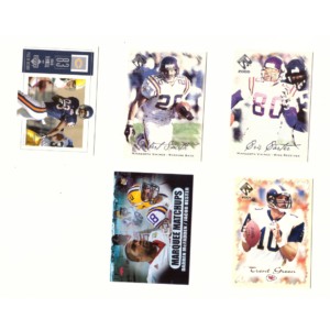 NFL Football Card Collection #8 (9 Cards) Vernand Morency, David Terrell, Trent Green, Cris Carter & Brian Brohm etc.