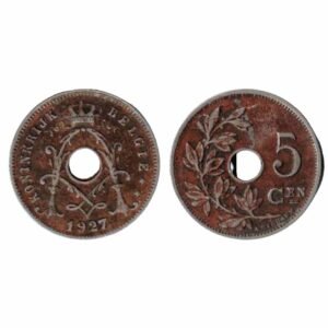 Belgium 5 Centimes - Albert I 1927