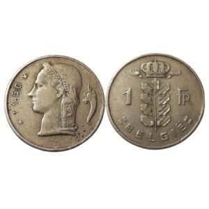 Belgium 1 Franc - Baudouin I 1950