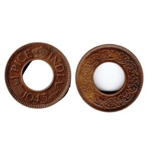 Bronze One Pice Coin of King George VI of Bombay Mint of 1943.