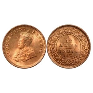 Bronze One Twelfth Anna Coin of King George V India 1932