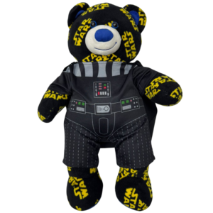 Build A Bear Star Wars Logo Plush 16" Bear With Darth Vader Costume