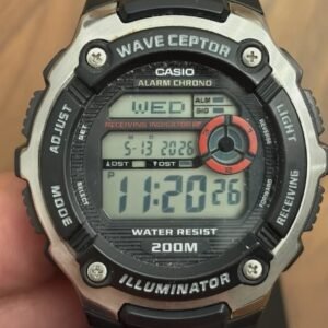 Casio-Wave-Ceptor-Digital-Mens-Watch-Radio-Controlled-200M-Black-Resin-Band.