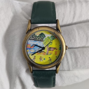 Vintage Village Theme Classico Japan Movement Wristwatch