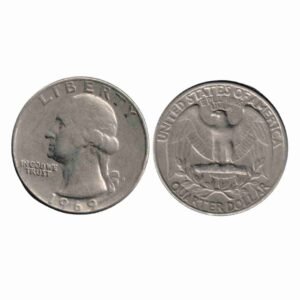 Coin of America Quarter dollar 1969