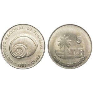 Cuba 5 Centavos INTUR 1981