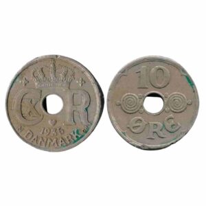 Denmark 10 ore 1935