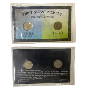 First & Last Nickels Of The 20th Century Unites States