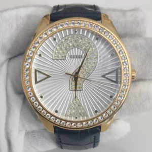 Guess Celebrating 20 Years Of Time Stainless Steel  Back Leather StripesLadies Wristwatch