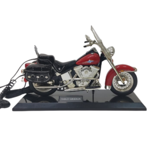 Harley Davidson Motorcycle Telephone Red Black Heritage Softail