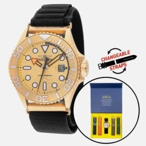 INVICTA-Ocean-Predator-Grand-Diver-Analog-Quartz-Watch-44mm-Gold-DialAll-NEW