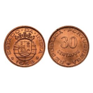 India-Portuguese 30 Centavos 1958