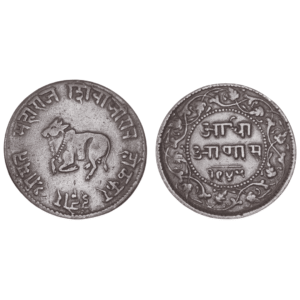 India-Princely States INDORE 1/2 Anna 1945