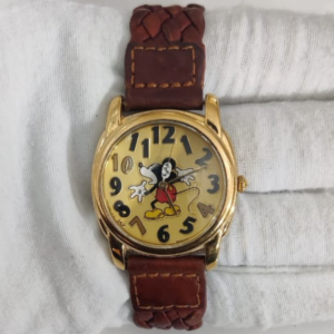 A vintage Lorus Disney Mickey Mouse "Yipes!" wrist Watch