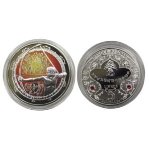 Lebanon 5 livres Zodiac Signs Sagittarius colored proof silver coin 2013