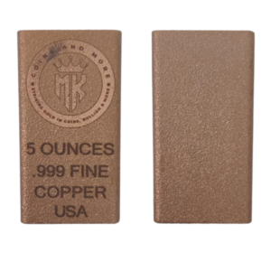 MK 5 Ounces .999 Fine Copper USA
