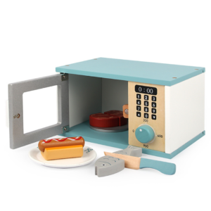 Microwave Oven Toy Set (Wooden Toys)