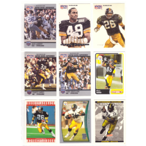 NFL Football Card Collection #23 (9 Cards) Jack Lambert, Dwayne Woodruff, Franco Harris, Terry Bradshaw & Hines Ward etc.