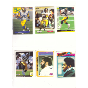 NFL Football Card Collection #24 (6 Cards) Jerome Bettis, Rod Woodson, Greg Lloyd, Franco Harris & Dwight White