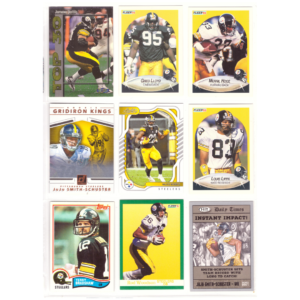 NFL Football Card Collection #26 (9 Cards) Jerome Bettis, Greg Lloyd, Merril Hoge, Louis Lipps & Rod Woodson etc.