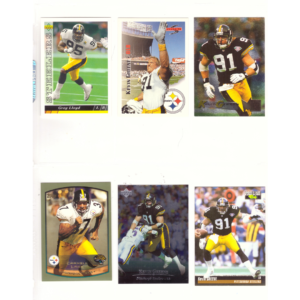NFL Football Card Collection #30 (6 Cards) Greg Lloyd, Kevin Greene & Carnell Lake