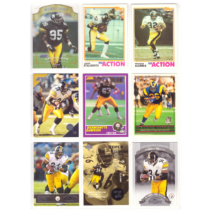 NFL Football Card Collection #33 (9 Cards) Greg Lloyd, John Stallworth, Franco Harris, Jerome Bettis & Dermontti Dawson